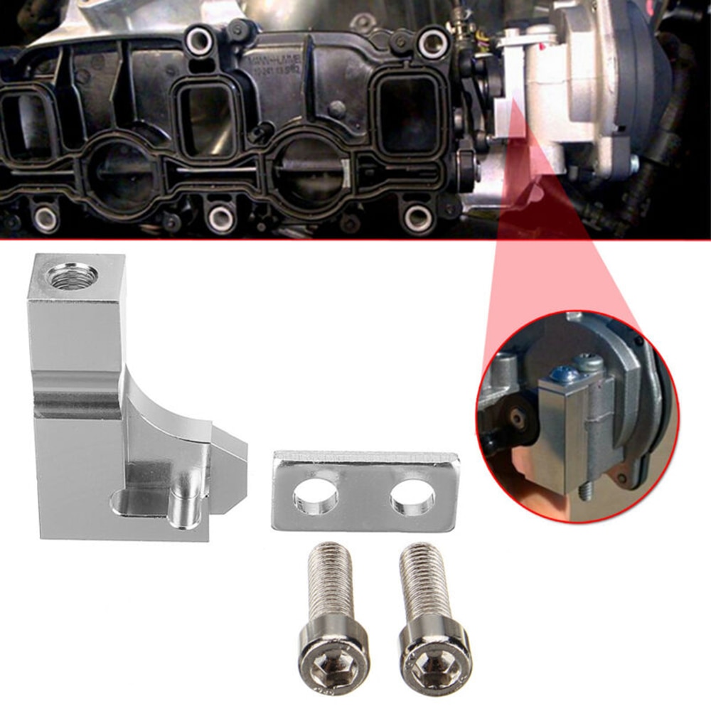 Reparation insugningsgrenrör aluminiumlegeringsfäste silver 03 l 129086 25x 7 x 35mm
