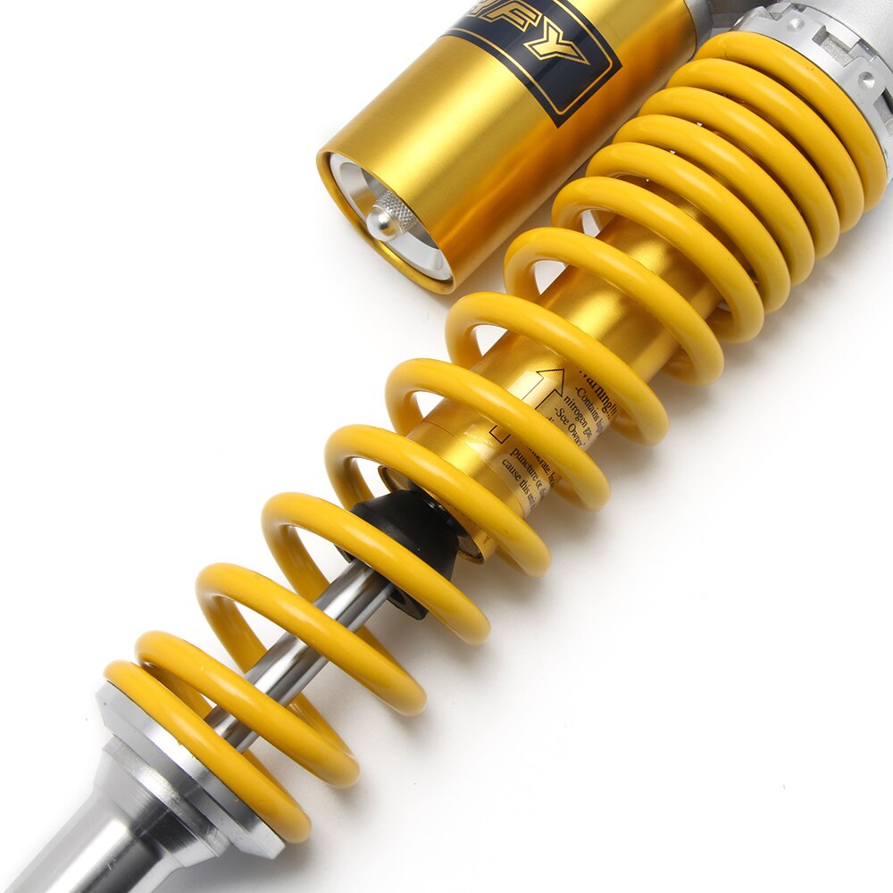 Yellow 280mm 320mm 340mm 380mm Motorcycle Air Shock Absorber Rear Suspension ATV Quad Scooter Dirt Bike Motor D30
