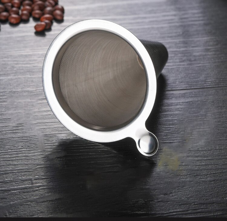 Glas kaffekande kaffemaskine espressomaskine med rustfrit stål filterkrukke barista percol højtemperaturbestandig: Kun filter