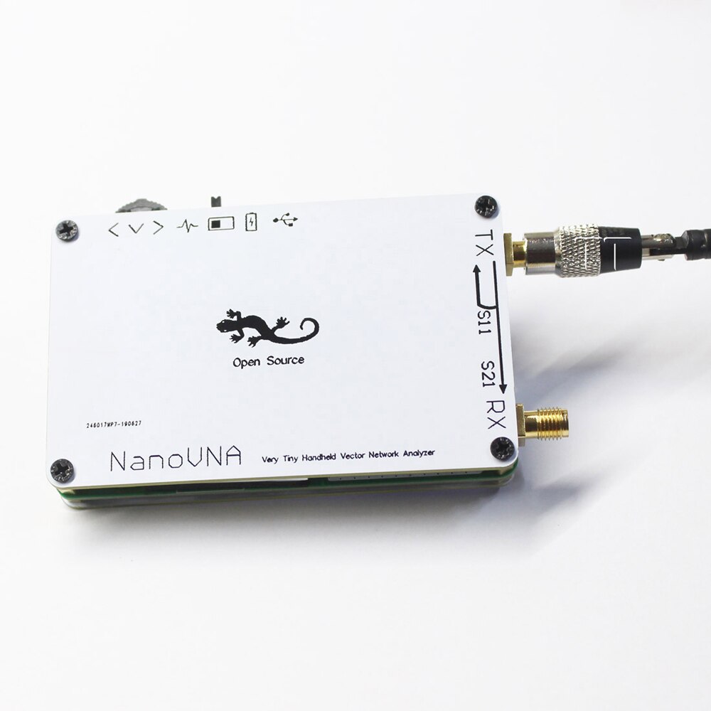 NanoVNA Mini Vector Network Analyzer 50 KHz-900 MHz 2,8 Zoll Digital LCD Display Berühren Bildschirm HF VHF UHF antenne Analysator