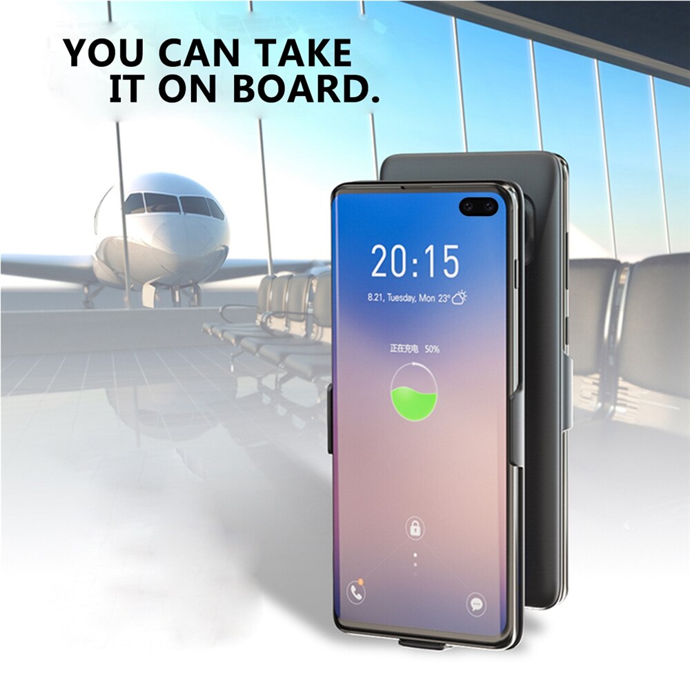 NTSPACE 6000/7000mAh External Phone Power Case For Samsung Galaxy S10 Portable PowerBank Backup Battery Charger Cover