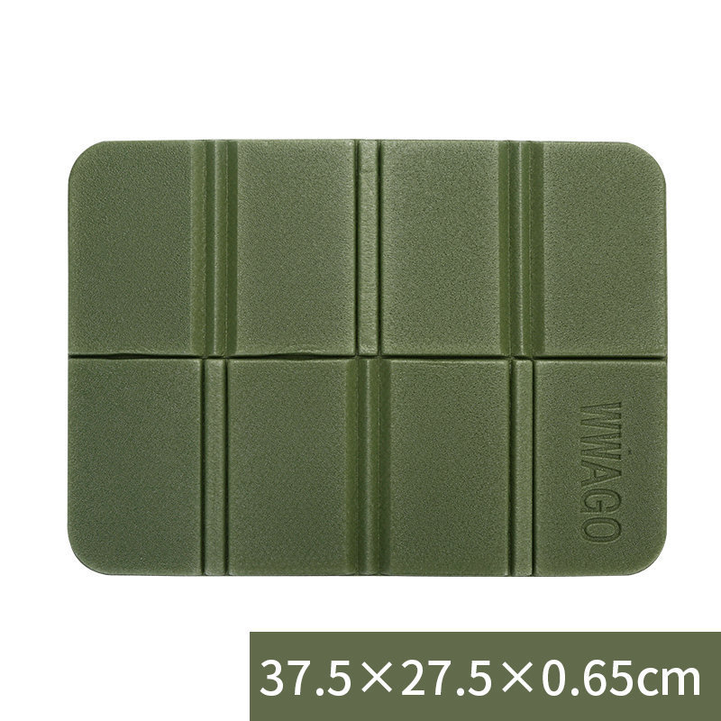 Draagbare Licht Waterdichte Outdoor Zitkussen Duurzaam Reizen Wandelen Picknick Camping Mat Vouwen vochtbestendige Kussen Pad: New Green 