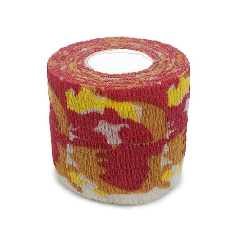 6 st / set husdjur tryck elastisk tejp färg självhäftande bandage finger handled sport knäskydd stöd fasta bandage