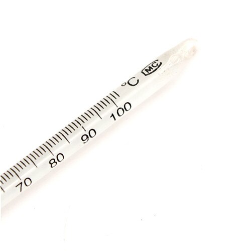 Glass Thermometer Home Brew Laboratory Red Water Filled Thermometer Chemistry Glassware 0-50/0-100 Celsius Degree