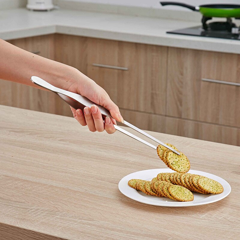 Edelstahl 304 Lebensmittel Clip Steak Clip Braten Zange Spachtel Grill Clip Gebratener Fisch Spachtel Zange Brot Lebensmittel Pfannkuchen Clips