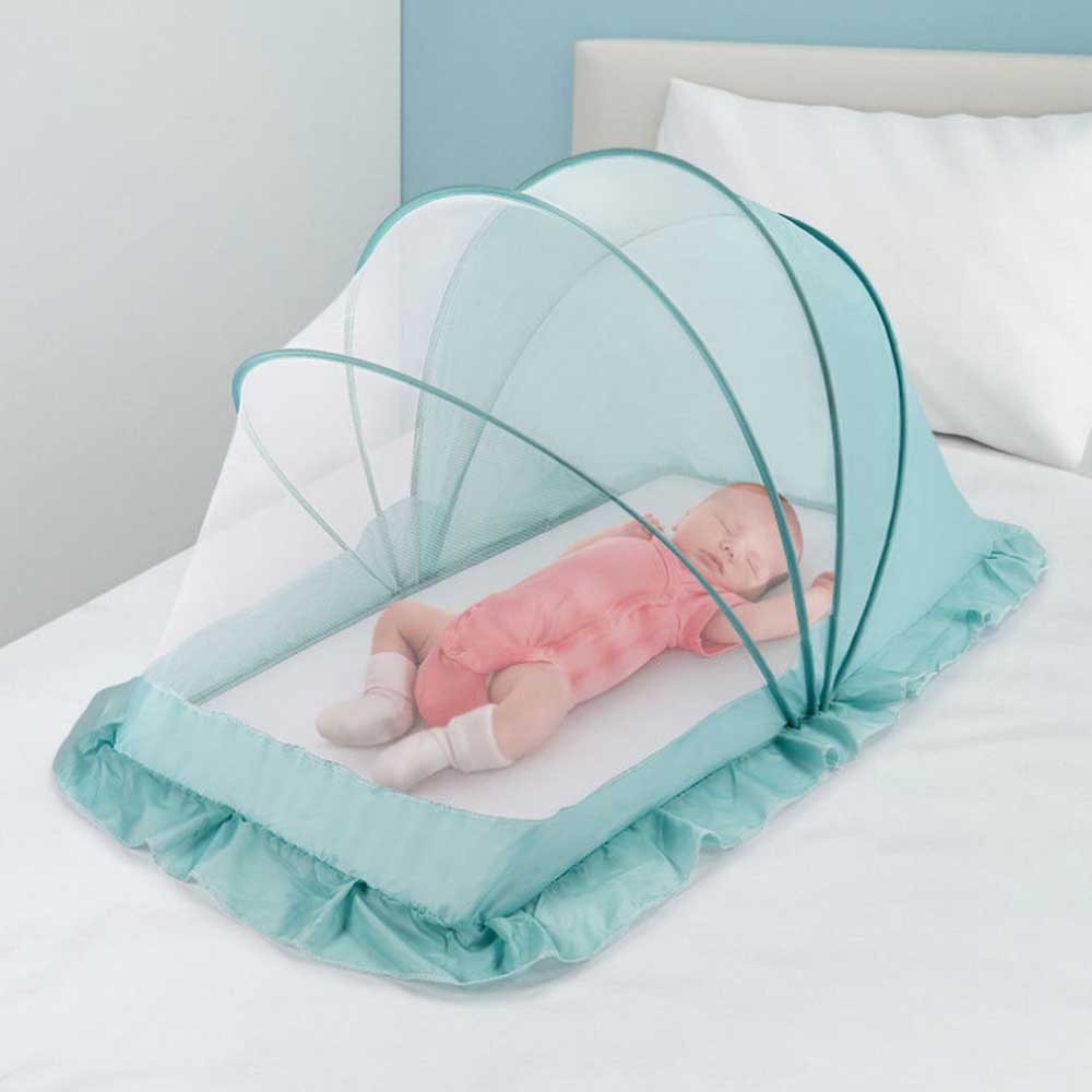 Babybed Bed Mesh Muskietennetten Draagbare Opvouwbare Baby Bed Netto Reizen Babykamer Baby Beddengoed Kinderen Muskietennetten