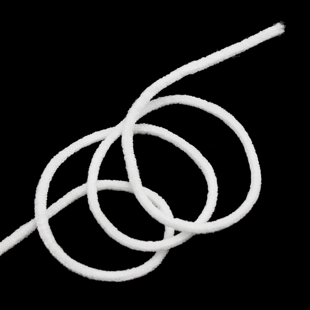 100Meters 3mm Round Making Mask Elastic Band Mask Rope Rubber Band String Mask Ear Cord Elastic Band DIY Crafts Accessories