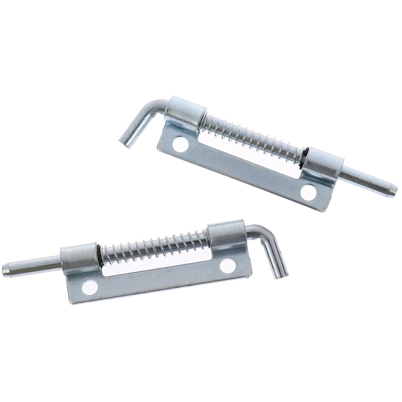 1Pc Metal Silver Color Lock Barrel Bolt Spring Loaded Latch 3.54" Long Grip Heavy Duty Safety Door Latch Sliding Lock