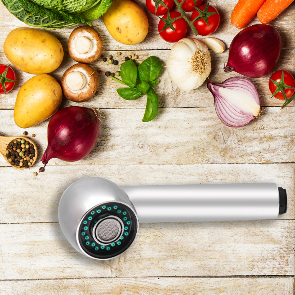 Grifo de ducha superior SprayerHome grifo de cocina multifuncional PULVERIZADOR DE ABS pulverizador de cromo ShowerPull Out cabeza de repuesto