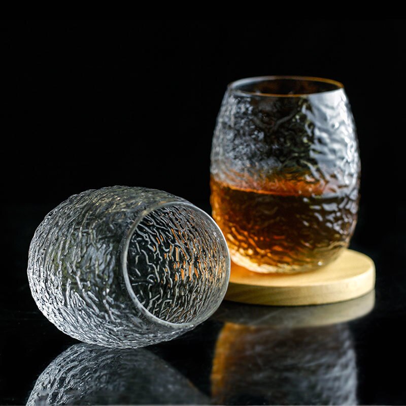 Ver à soie cocon marteau modèle manuel cristal Art vieux Verre à Whisky Verre Whisky Rock tasse bière vin verres à boire