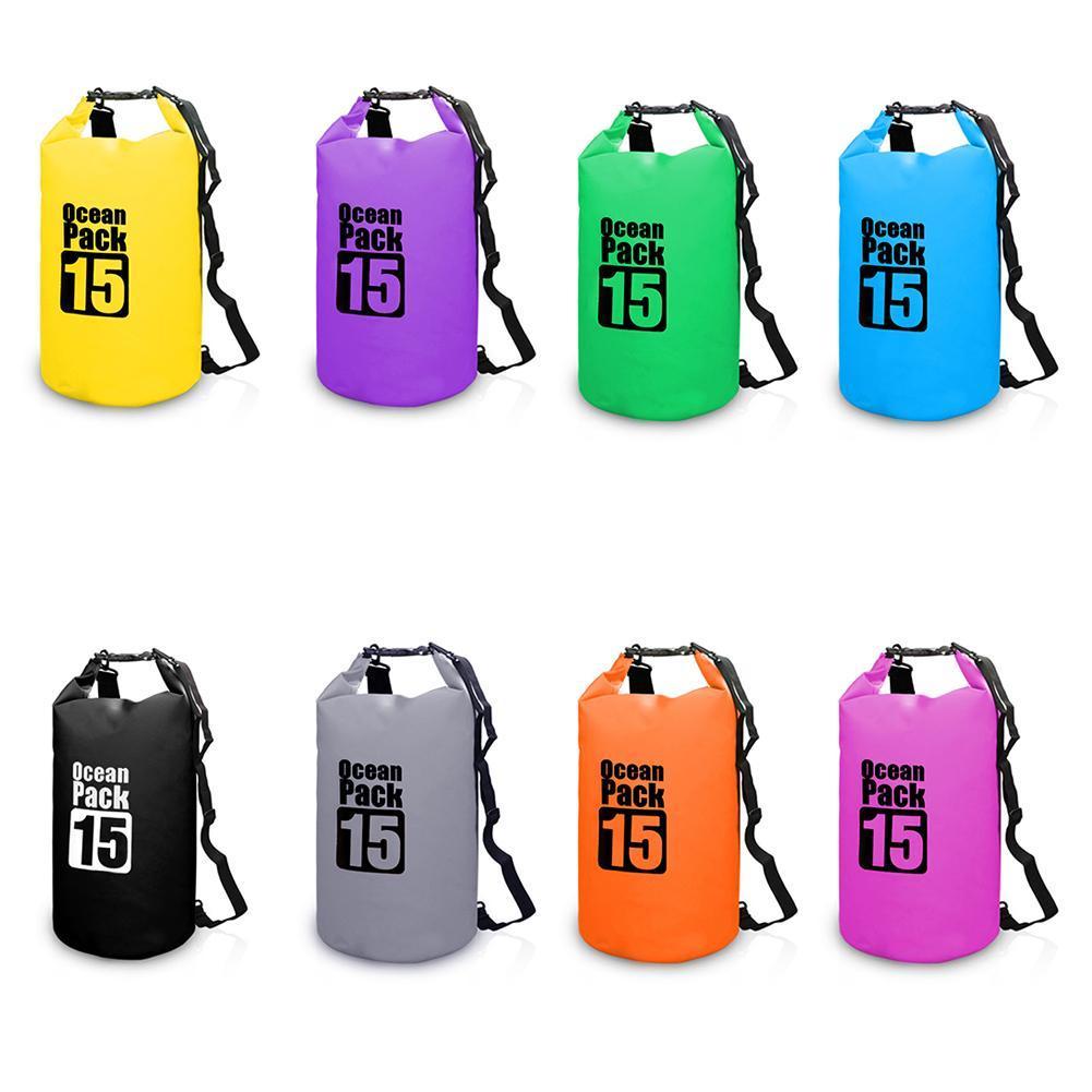 Outdoor Waterproof Dry Backpack Water Floating Bag kayak Rafting Top Swimming River Roll Sack Trekking Pool For Kayaking Bo E7J8