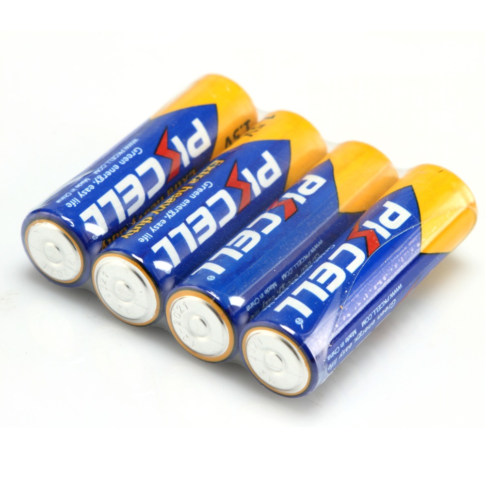 Pkcell 8 st  r6p 1.5v aa supertunga kol-zink batterier aa um -3 batteri