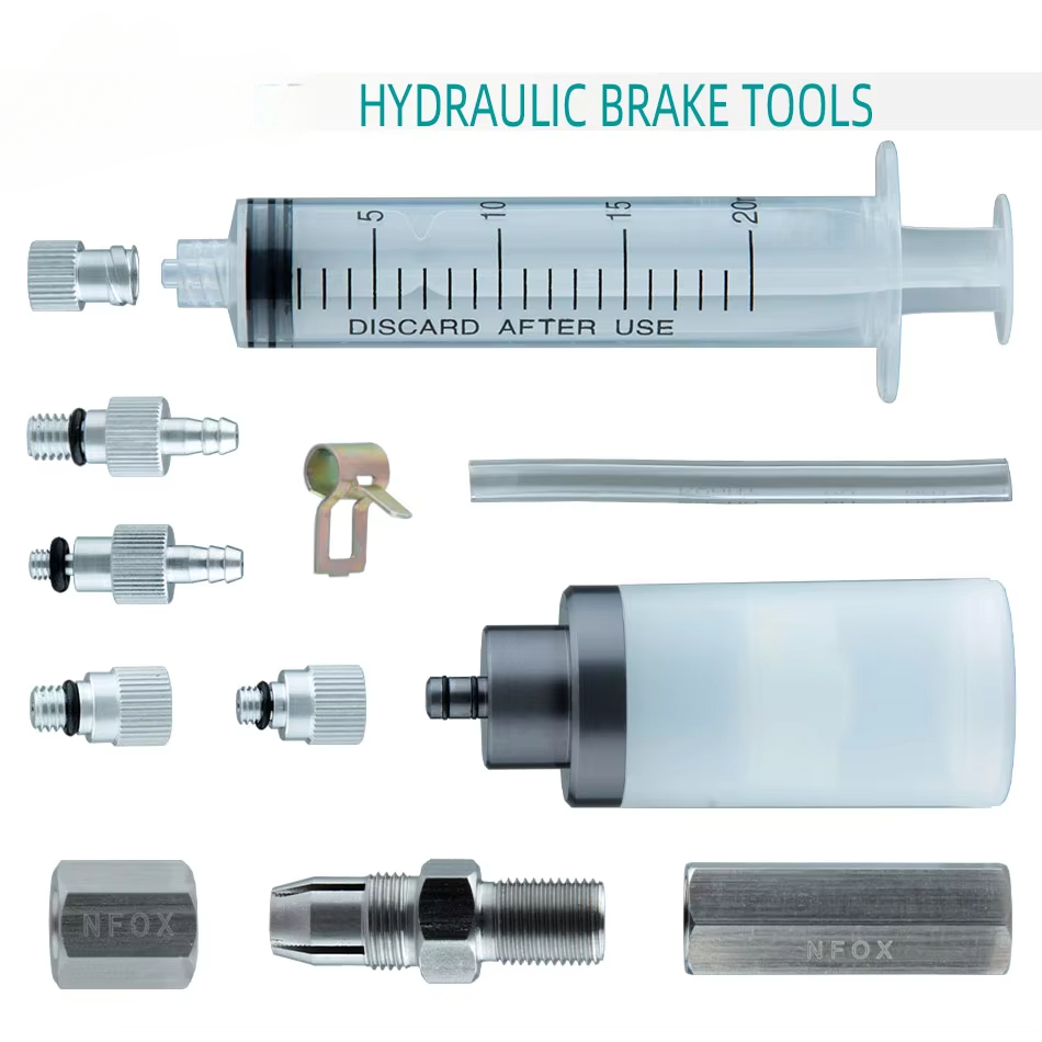 Bicicletta elettrica scooter Freno idraulico Semplice spurgo olio fa Manutenzione tubo Strumento di riparazione Connettore Tubo di bloccaggio Vite Bici: Oro