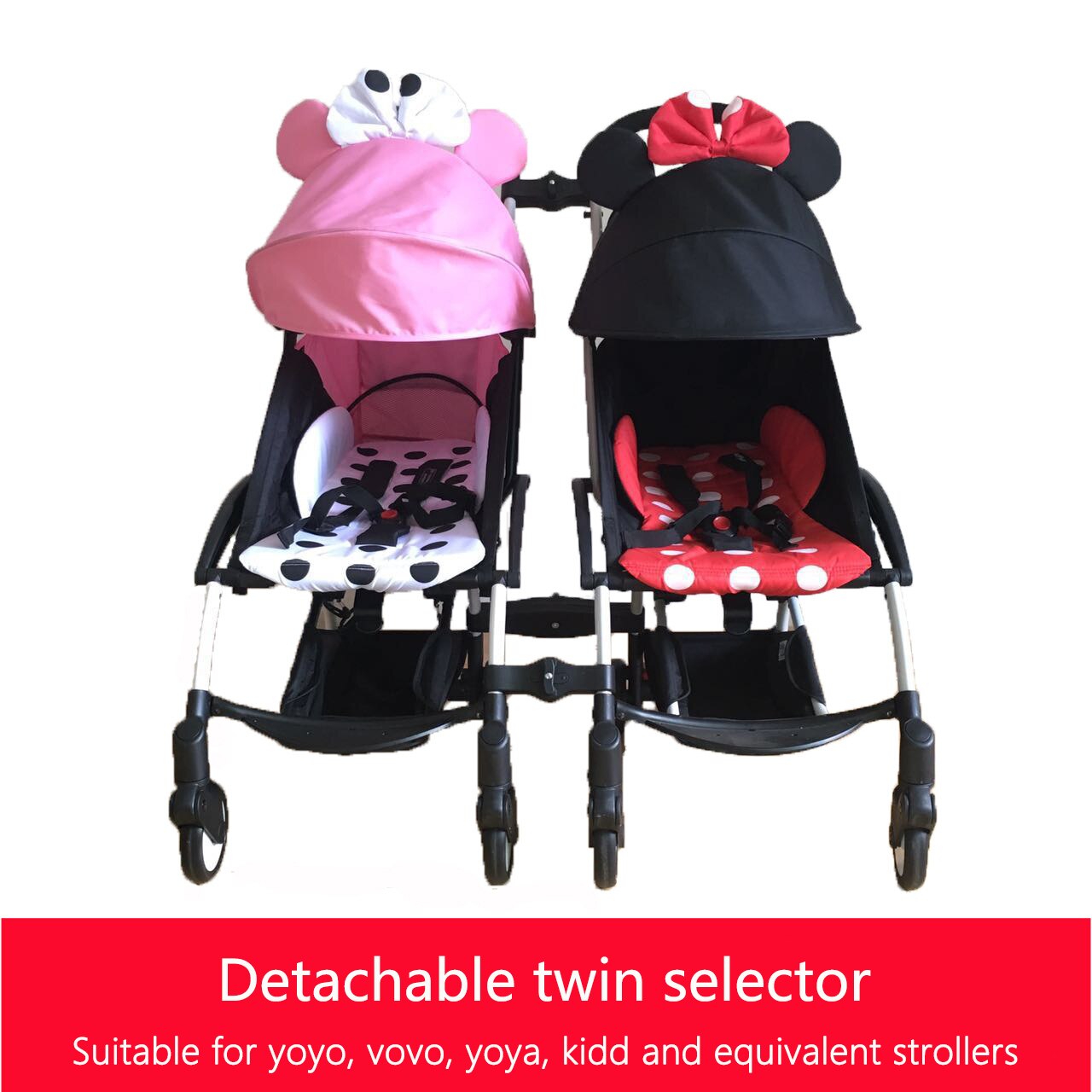 IMBABY 3pc Baby Stroller Connector Stroller Yoyo Yoyaplus Pram Twin Connector Accessories Coupling for Stroller Baby Accessories