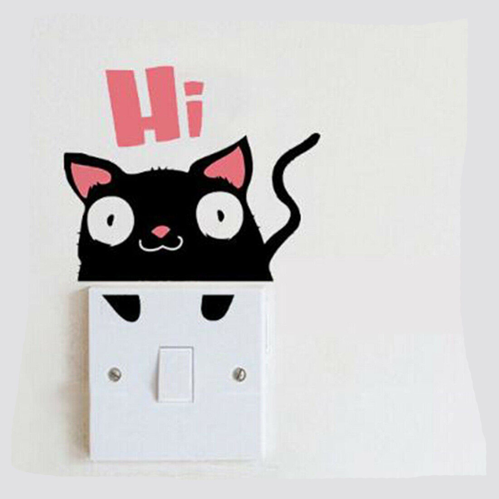Wall Stickers home decor Room Window Wall Decoration Switch Vinyl Decal Sticker Decor Cartoon товары для дома hogar moderno