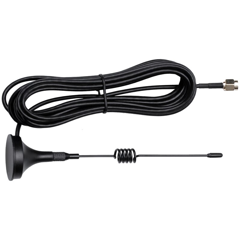 433Mhz 5Dbi Antenna GSM Antenna SMa Male Connector netic Base for Ham Radio: Default Title