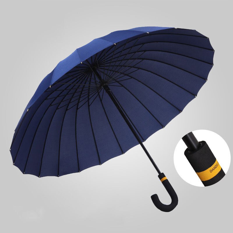 FGHGF Bloemen Patroon 24 k Magic Long-handvat Paraplu Extra Grote Maat Oversized Winddicht Grote Vrouwen Mannen Paraguas