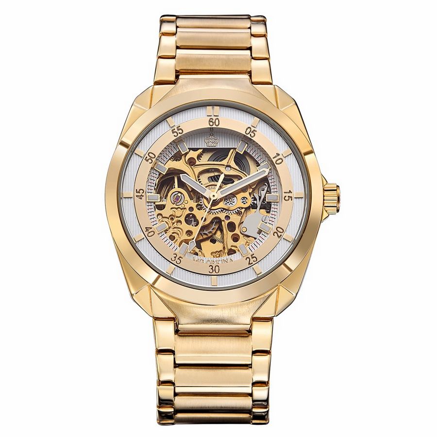 Orkina Mannen Horloge Luxe Mechanische Horloges Mannen Mode Skeleton Horloge Luxe Gouden Heren Horloges Automatische reloj hombre relogio: same as the picture0