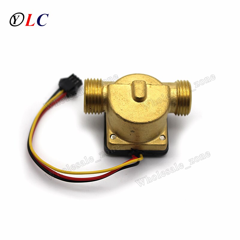 1/2" Water Controller Impeller Flowmeter Water Flow Sensor Water Flow Meter Copper Flow Sensor 1-60L/min
