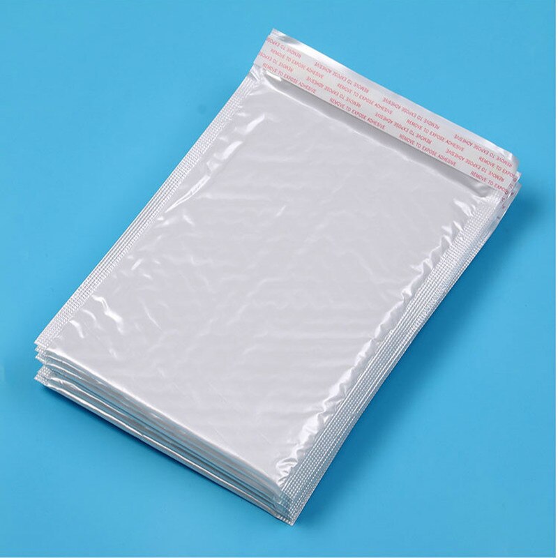 10pc kuvertposer af hvid skumplast, polstrede kuverter med bobleforsendelsespose indpakningsposer 11*11cm