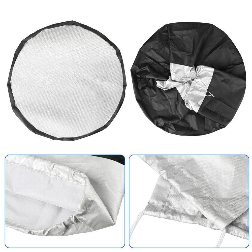 1 Uds. Cubierta de neumático de 31,5x18,5 pulgadas, cubierta de neumático de repuesto de coche, bolsas de almacenamiento, bolsa de transporte, neumático de poliéster para cubiertas de protección de rueda de coches