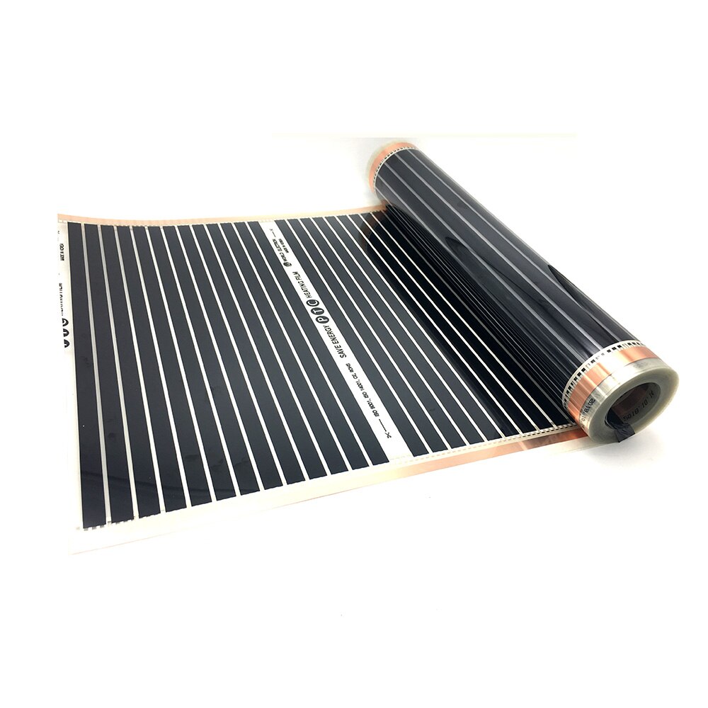 Infrarood Verwarming Film Vloer Warming Energiebesparing Ptc Zelfregulerend Vloerverwarming Warme Vloer Carbon Verwarming Film 220W