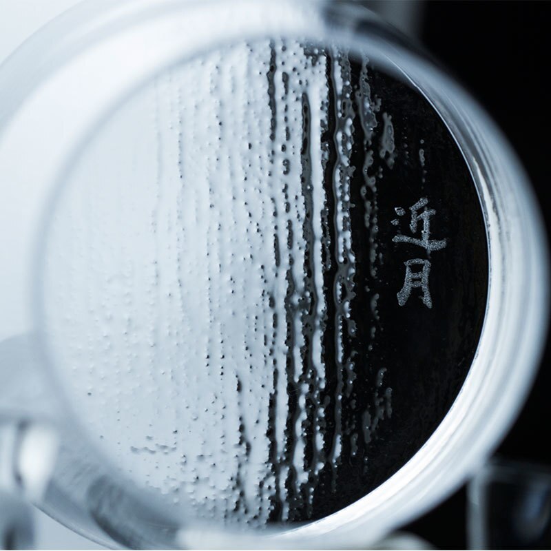 Japonia Edo Kiriko kryształ grafika Whisky kubek góra księżyc artystyczny koncepcja Whisky staroświecki szkło wino degustacja kubek