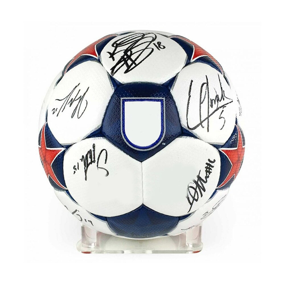 Deluxe Acrylic Ball Stand Acrylic Triangle Display Stand Holder For Footballs Basketballs Volleyball