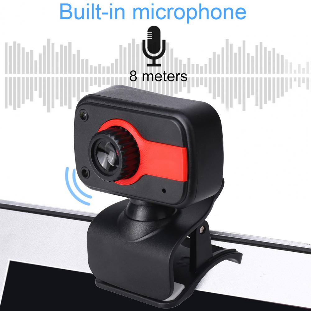 Mini Hd 1080P Draaibaar Pc Computer Webcam Camera Met Microfoon Voor Live-uitzending