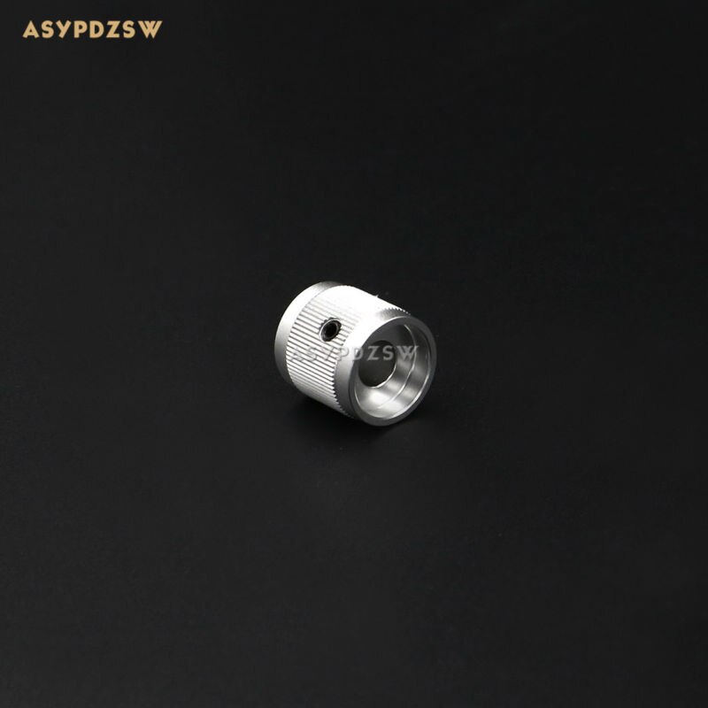 1 PCS 15*15 Stripe silver aluminum amplifier solid knob Volume potentiometer knob