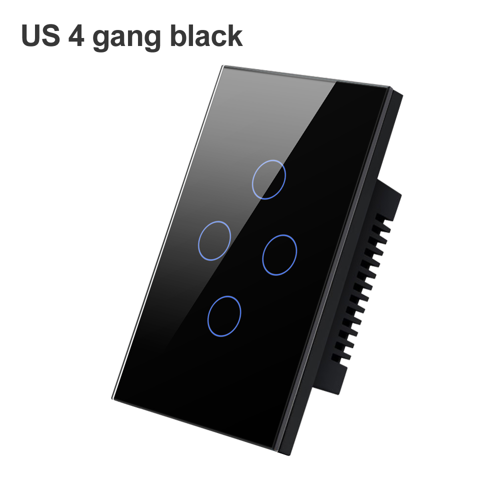 Avato tuya us wifi slimme wandschakelaar 1/2/3/4 -voudige slimme aanraaksensor led-lichtschakelaars smart home alexa google home: Bundel 8