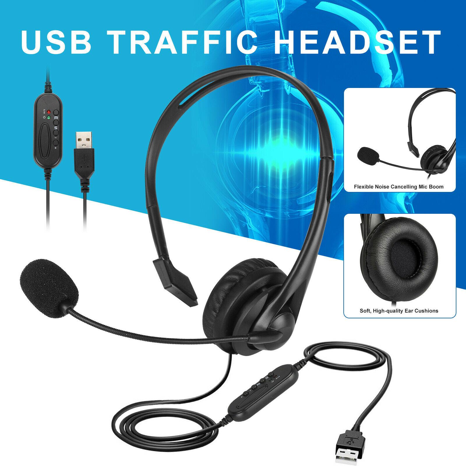 Kantoor Headset Lichtgewicht 2.5Mm Usb Computer Headset Ruisonderdrukking Pc Gaming Oortelefoon Voor Callcenter Pc Mobiele Telefoon