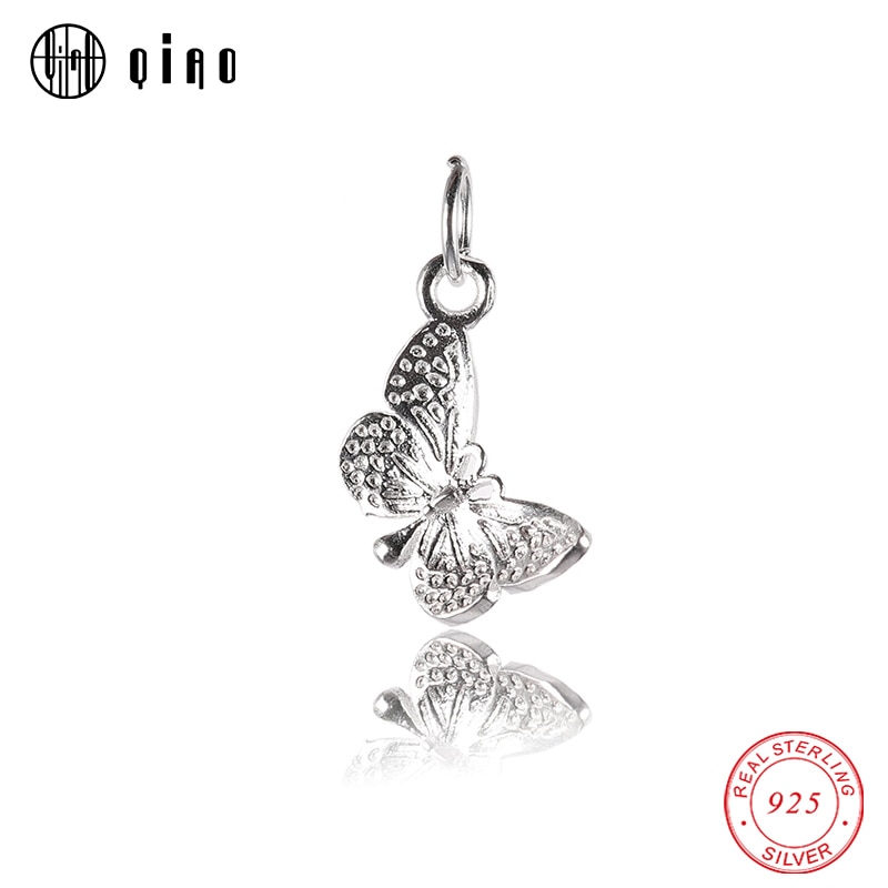 925 sterling silver handmade Exquisite pendant of butterfly for Women Sterling Silver Jewelry Necklace bracelet accessories 1PCS