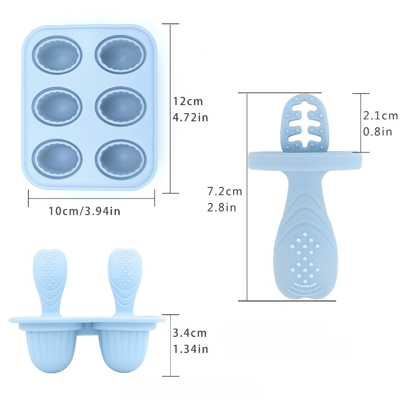 Silicone Ice Cream and Breast Milk Popsicle Mold DIY Homemade Ice Cream Mold Kitchen Small Tool