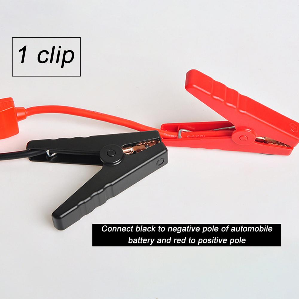 Universal 12V Battery Clip Connector Emergency Jumper Wire Cable Clamp Battery Test Lead Clips For Starting Power Connecting