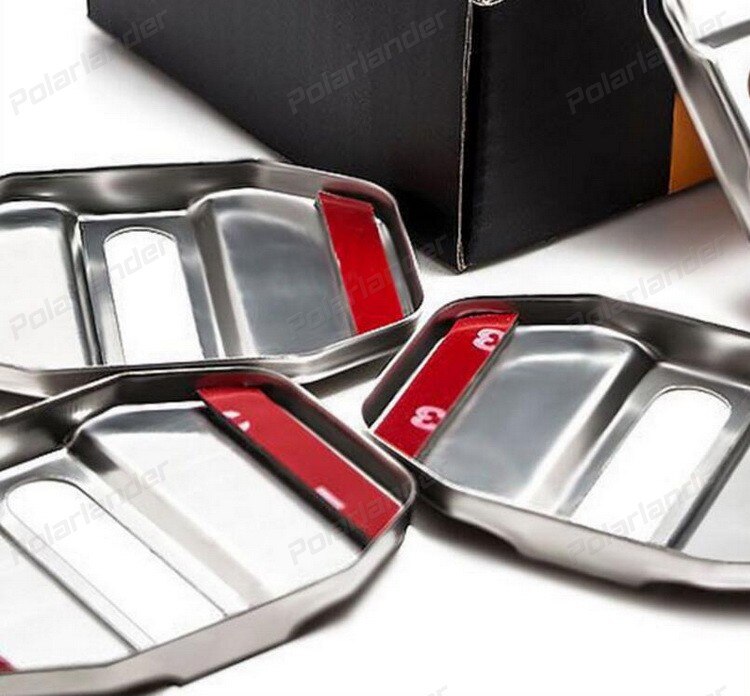 4PCS lock cap FOR AMG FOR Benz class a AMG 002-1 14-16 stainless steel car door lock cover