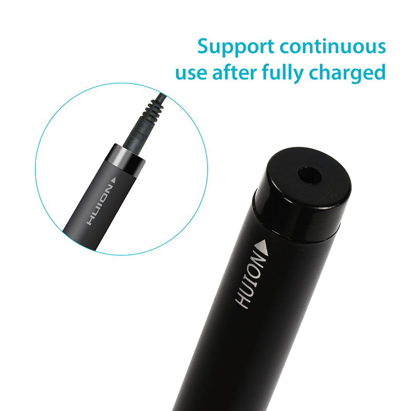 Huion P80 PEN80 stylet numérique Rechargeable pour tablettes de dessin graphiques professionnelles 420 H420 NEW1060PLUS WH1409(2048)