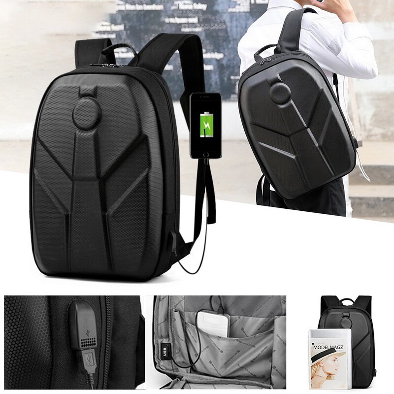 Mochila Laptop para Homens Masculino À Prova D' Água Anti-roubo Impermeável Mochila de Viagem Mochila Ocasional Preto