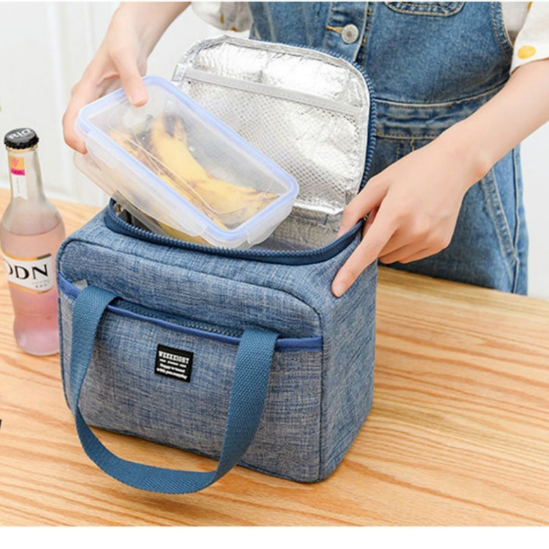 Wasserdicht Isolierte Mittagessen Taschen Oxford Reise Notwendig Picknick Beutel unisex Thermische Abendessen Kasten Lebensmittel fallen Zubehör Getriebe