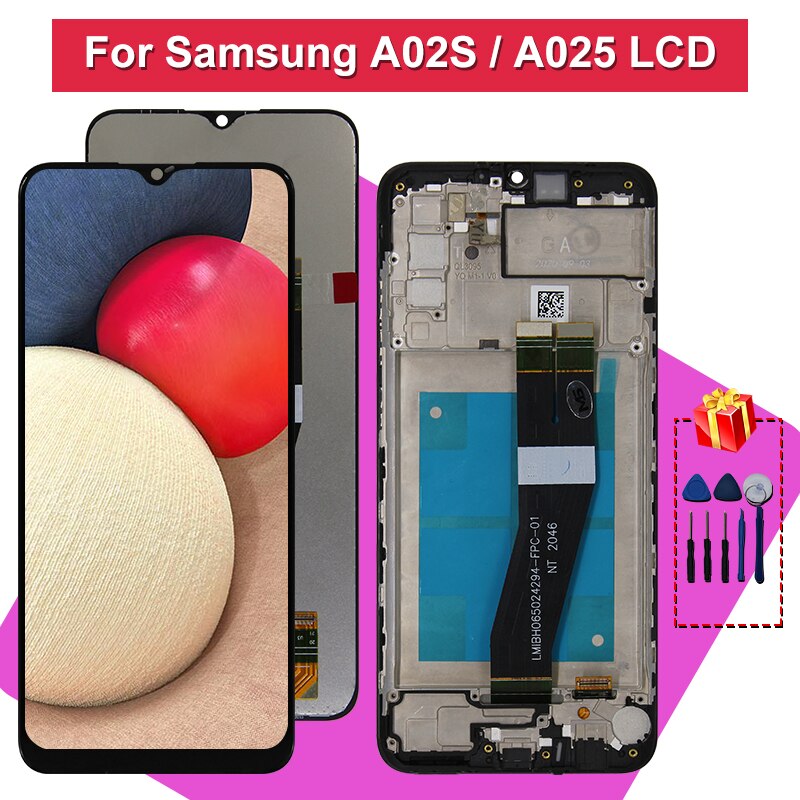 6.5" Original For Samsung Galaxy A02S Display SM-A025F/DS LCD Touch Screen Digitizer Display For Samsung A02S LCD SM-A025M/DS