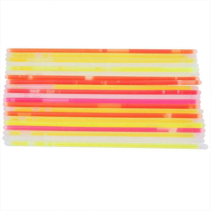 10Pcs Party Kleurrijke Glow Stick Fluorescentie Licht Glow Sticks Kettingen Neon Kerst Glow Sticks Decor Musical Verlichting Speelgoed: Default Title