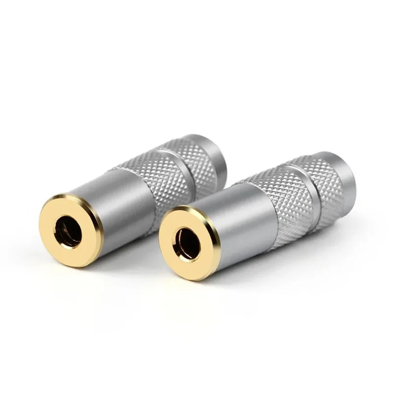 Prise casque Jack femelle 2.5 3.5, 1/8 pouces, 4 pôles, connecteur Audio électronique grand public pour souder, câble d'écouteurs en alliage d'aluminium