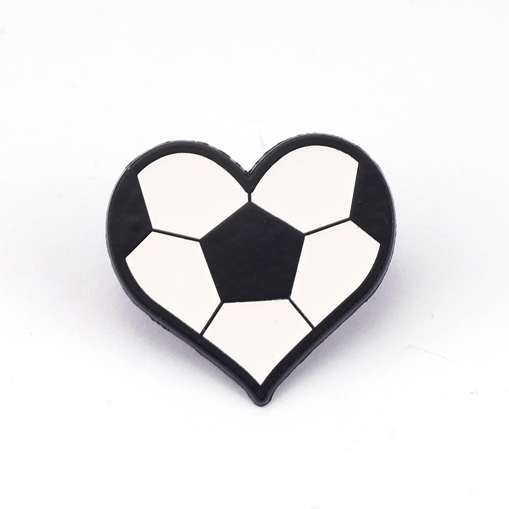 4Pcs/set Balls Enamel Pin Football Brooch Pines Lapel Pins Badge on Backpack Clothing Accessories Jewelry Friends