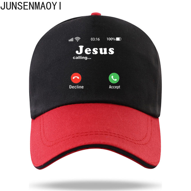 Casquette de baseball unisexe drôle avec document imprimé de Jésus, chapeaux décontractés, hommes et femmes, Jésus appelle accepter ou refuser, CasAdvantages: camouflage