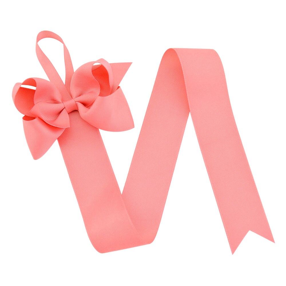 1piece 26'' Girls Solid Color Ribbons Hair Bow Holder Handmade Girl Barrette Holder Princcess's Hair Accessories 771: 15