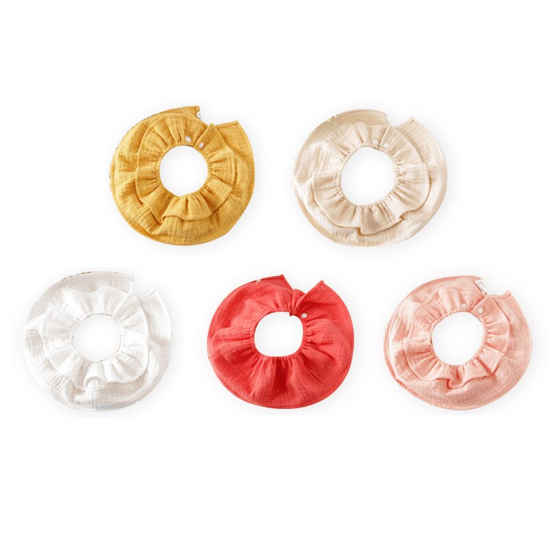 3 Pcs Slabbers Puur Katoen 360 Graden Burp Doeken Zachte Ademend Bandana Slabbetjes Voor Jongens Meisjes Mode Kraag Leuke sjaal Voor Kinderen