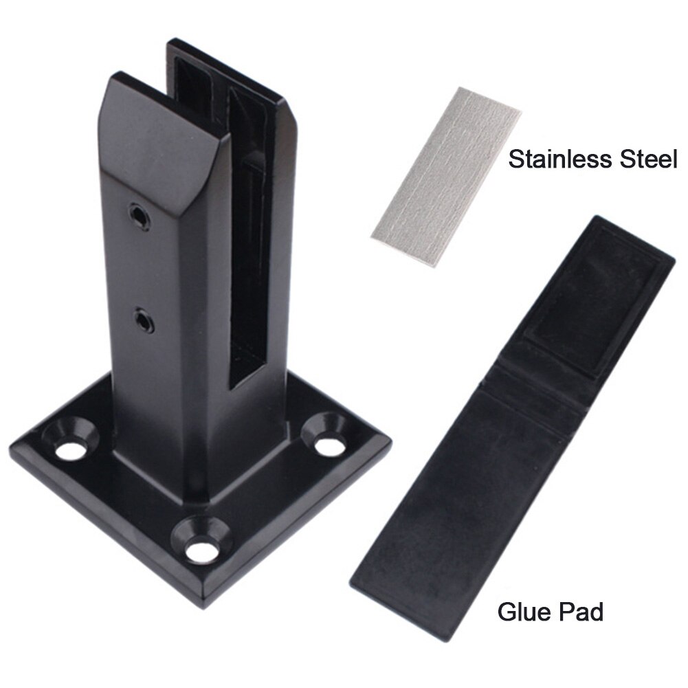 Post Floor Standing Railing Stairs Glass Clamp Easy Install Clip Home Stainless Steel Support Brackets Fixed Shelf Pool Balcony