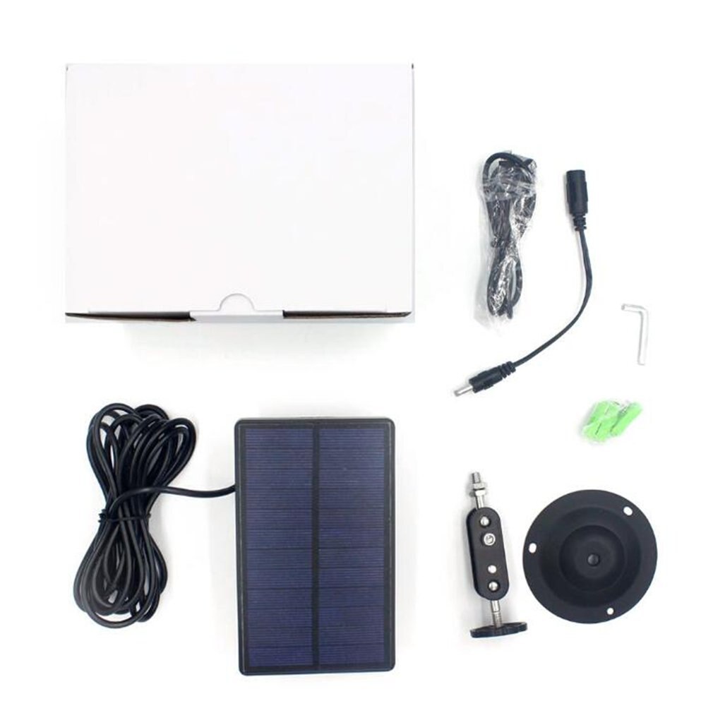 Camera Solar Panel Photovoltaic Panel Thermal Power Generation 6V Charging Field Camera Solar Panel