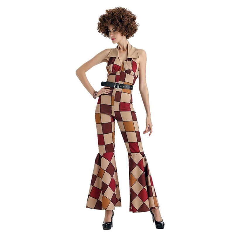 Retro 60s 70s Fringed Hippie Costume Adult Men & Women Cosplay Aboriginal Fancy Dress Suits