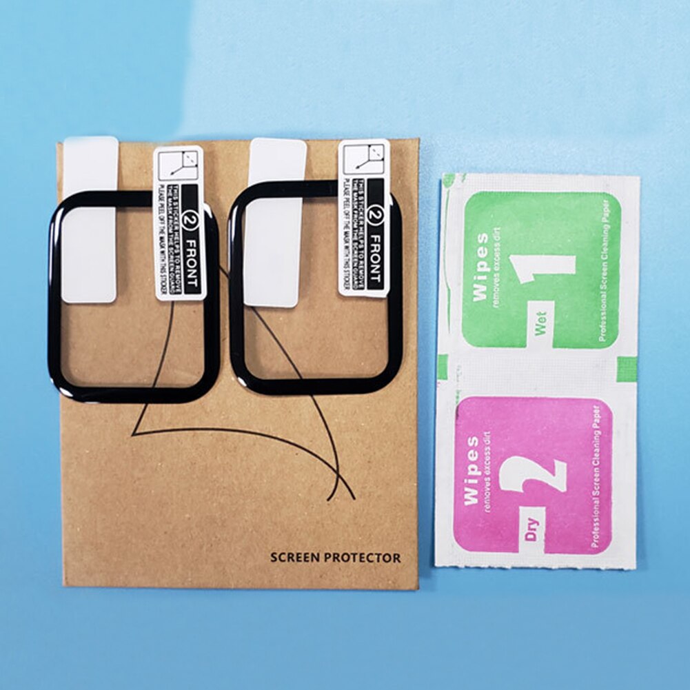 2 Stuks Beschermende Volledige Dekking Glas Film Clear Accessoires Naadloze Fit Hd Vervanging Guard Horloge Screen Protector Voor Xiaomi